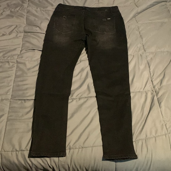 Amiri MX1 Bandana Ripped Jeans Black Mens 32 - Picture 4 of 5